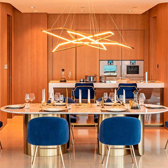 Hexa - Minimalist Hexagonal Led Chandelier