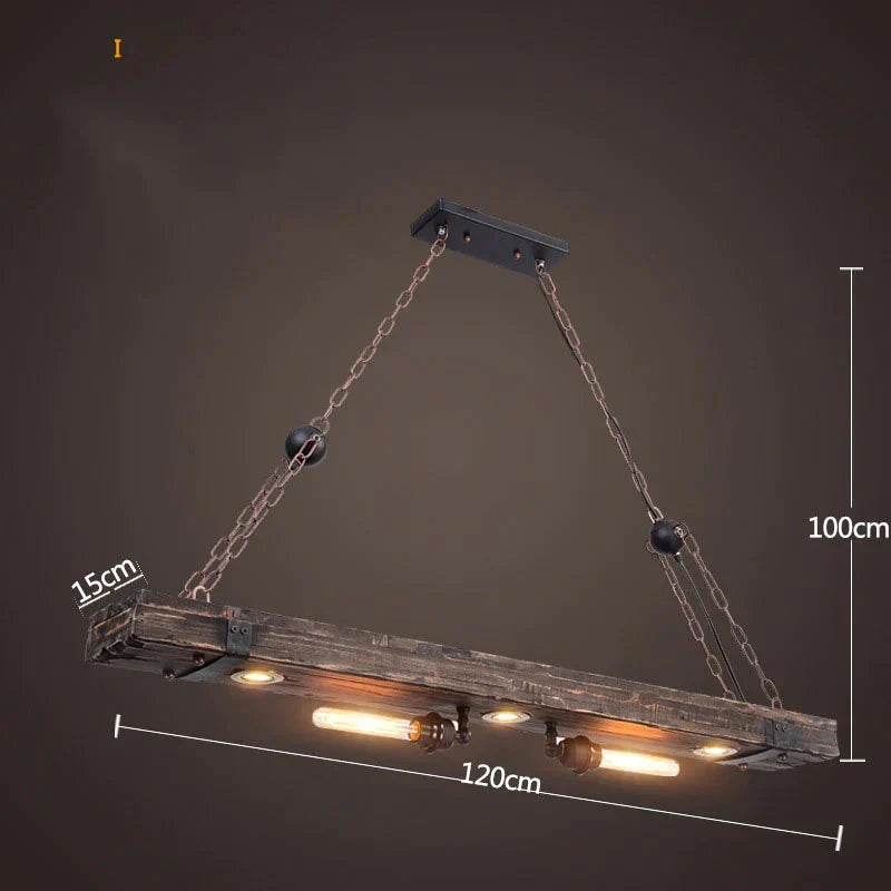 Restaurant Bar American Chandelier Retro Idea I Pendant