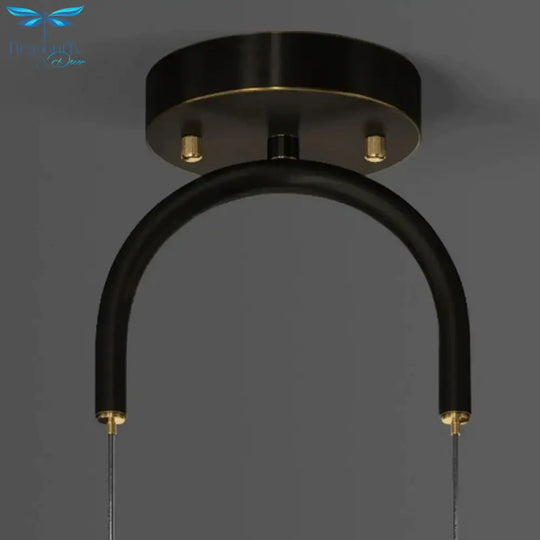 Illumia - Crystal Chandelier Gold Black