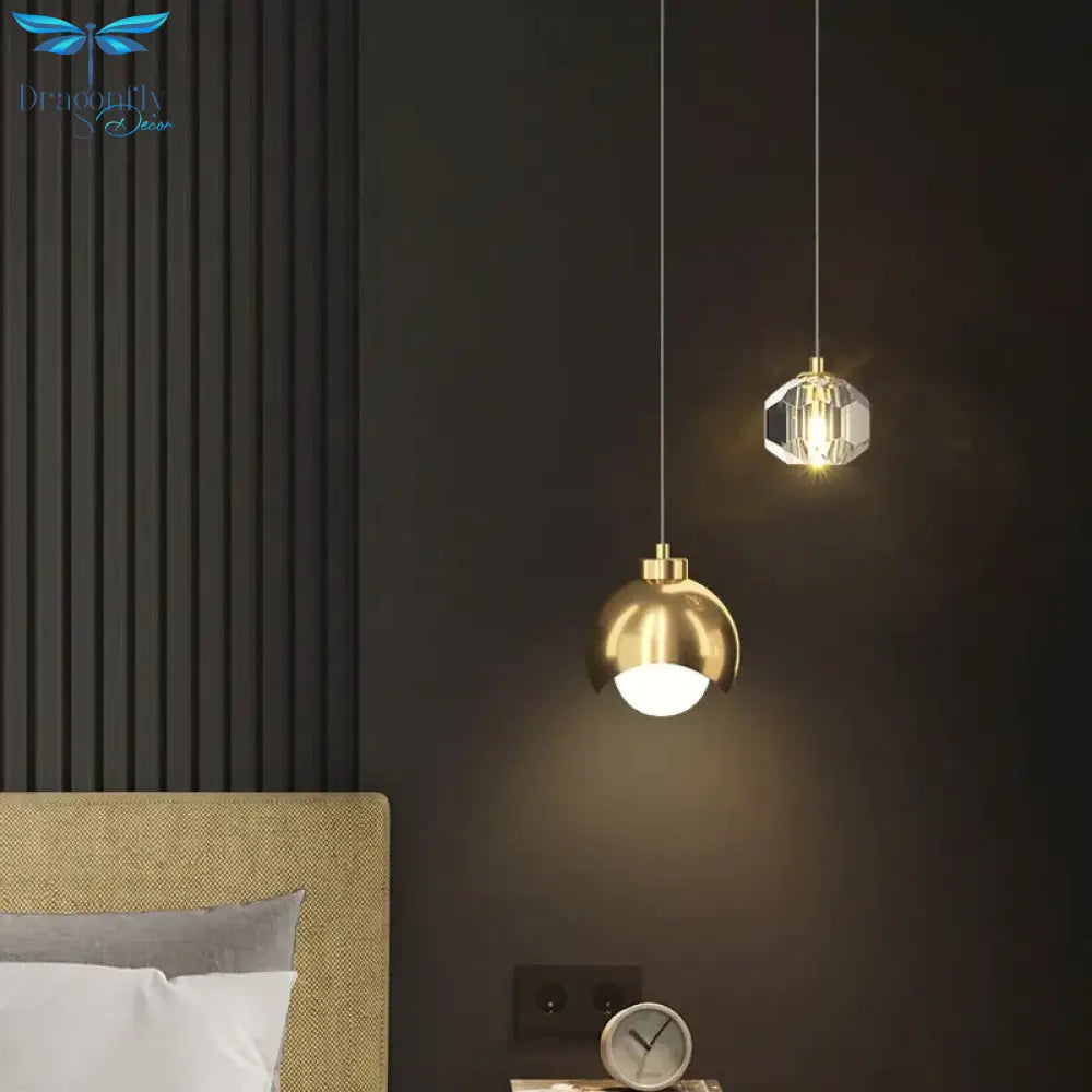 Illumia - Crystal Chandelier Gold Black