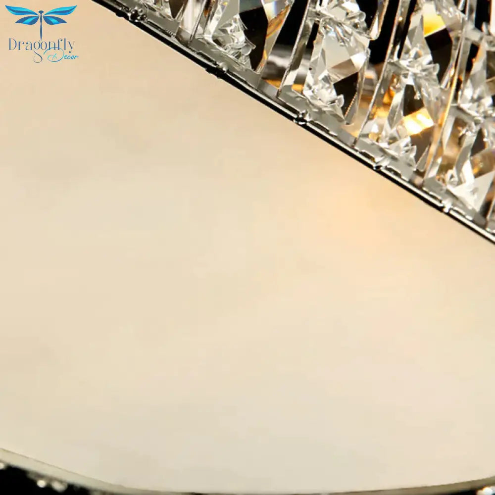 Laser Cut Ceiling Chandelier Tradition Clear Crystal 6 Heads Gold Suspension Pendant Light