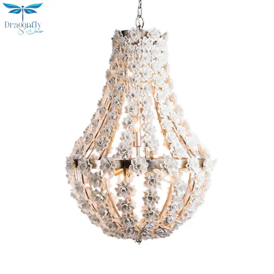 Laser - Cut Chandelier Lamp Nordic Metal 9 Heads 16’/19.5’ Wide Silver/Gold Pendant Lighting
