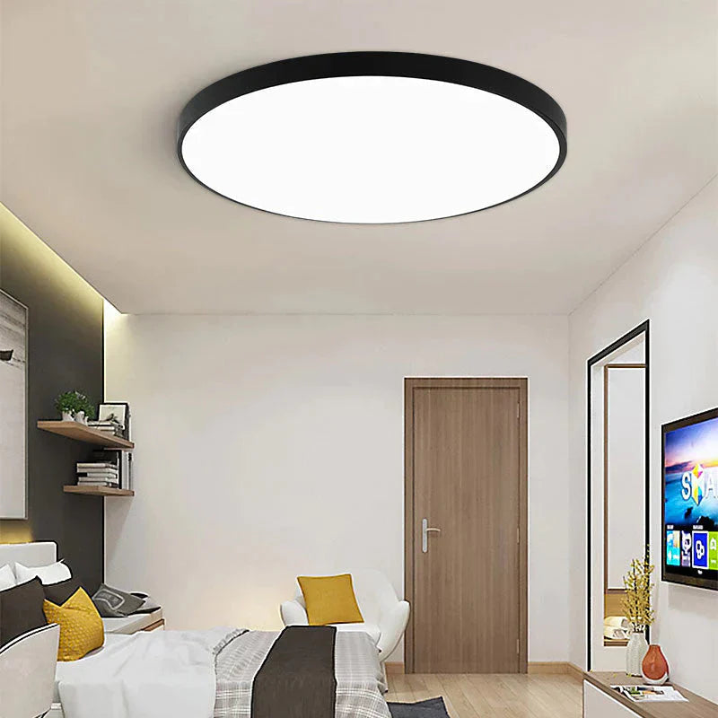 Lauren - Led Ceiling Light Acryl Alloy Modern Lamp Living Room Lighting Round & Square 3Cm Super