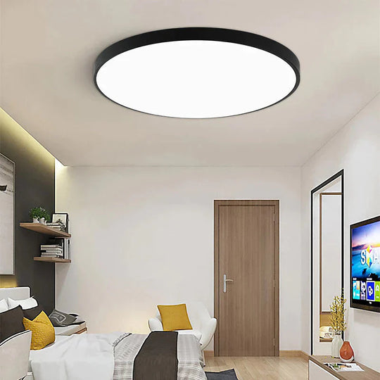Lauren - Led Ceiling Light Acryl Alloy Modern Lamp Living Room Lighting Round &amp; Square 3Cm Super