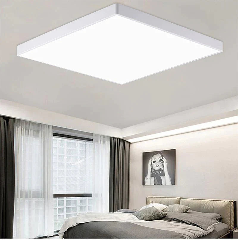 Lauren - Led Ceiling Light Acryl Alloy Modern Lamp Living Room Lighting Round &amp; Square 3Cm Super