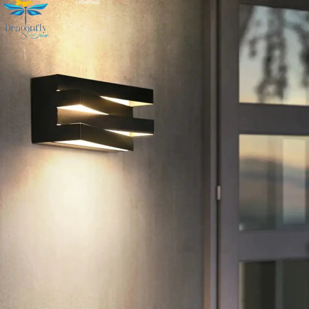 Led Light Outdoor Garden House Lighting Alumunim Ip65 Wall Lamp Villa Porch Gate 110V - 260V Sconce