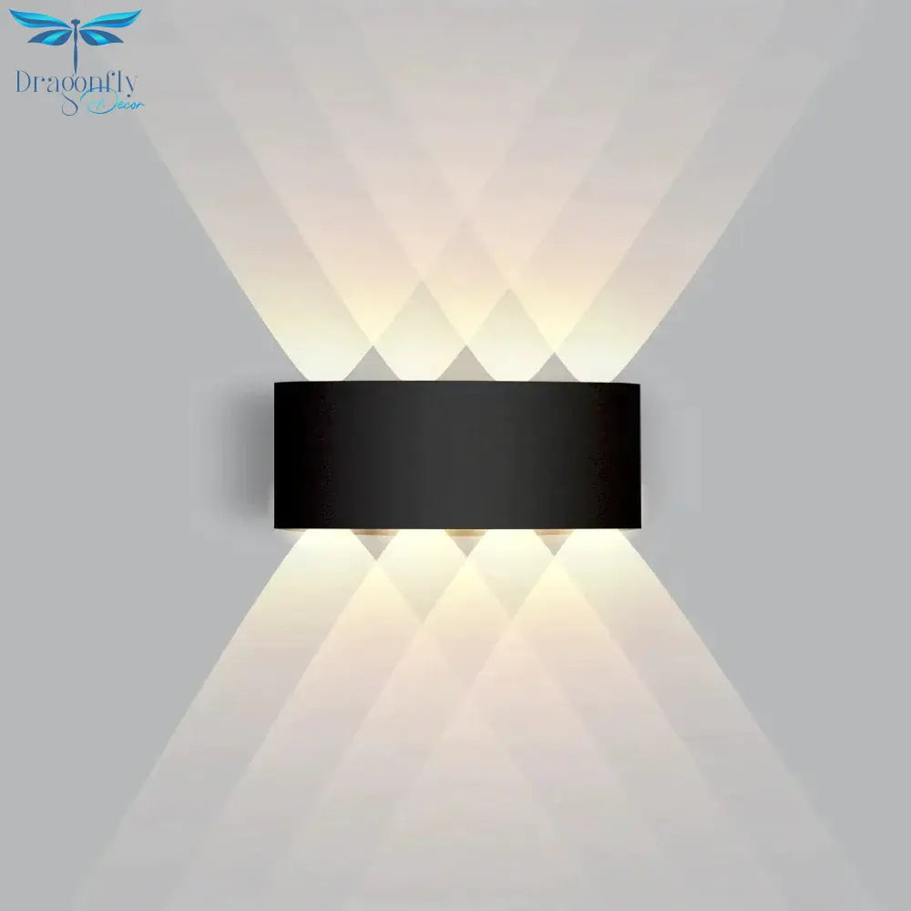 Led Wall Light Outdoor Waterproof Modern Nordic Style Indoor Lamps Living Room Porch Garden Lamp 2W