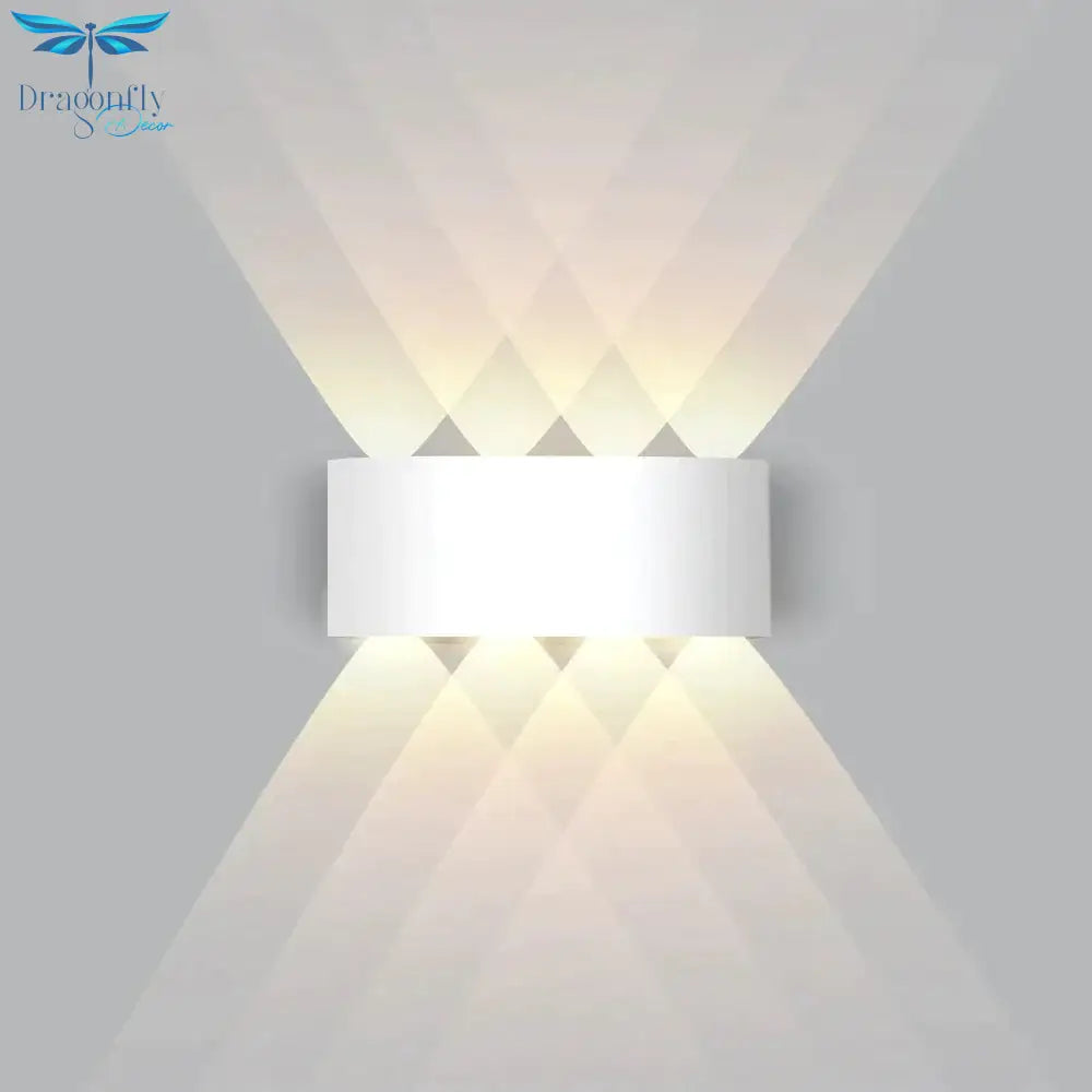 Led Wall Light Outdoor Waterproof Modern Nordic Style Indoor Lamps Living Room Porch Garden Lamp 2W