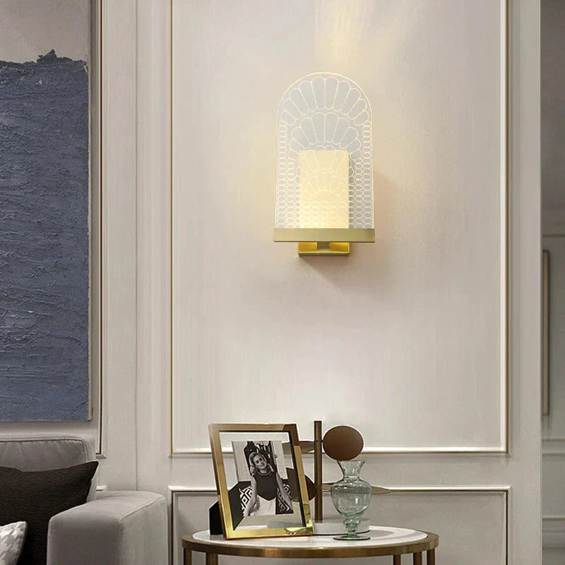 Light Luxury Post - Modern All - Copper Wall Lamp Copper Lamps