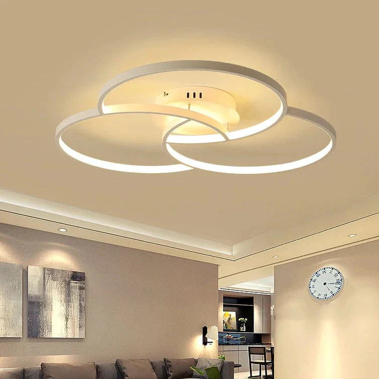 Nordic - Inspired Led Ceiling Lamp - Illuminate Your Living Room Or Bedroom With Elegance And Style