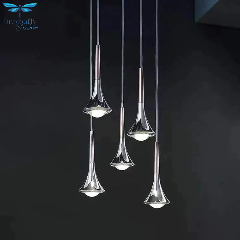 Lyra - Led Water Drop Chandelier