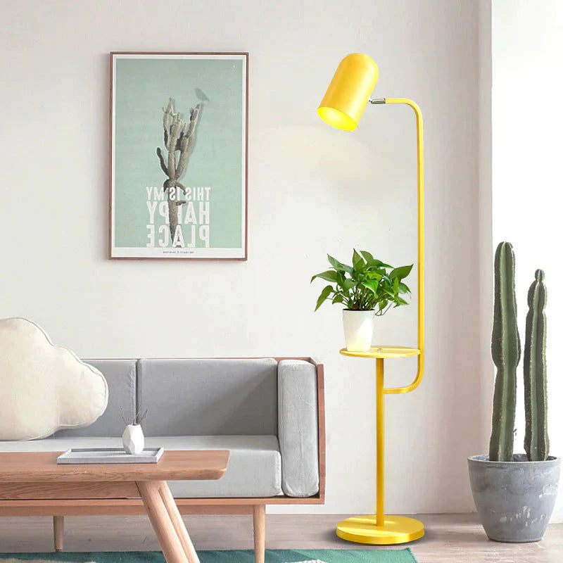 Macarone Living Room Tea Table Floor Lamp Creative Bedroom Study Office Personalized Color Plant