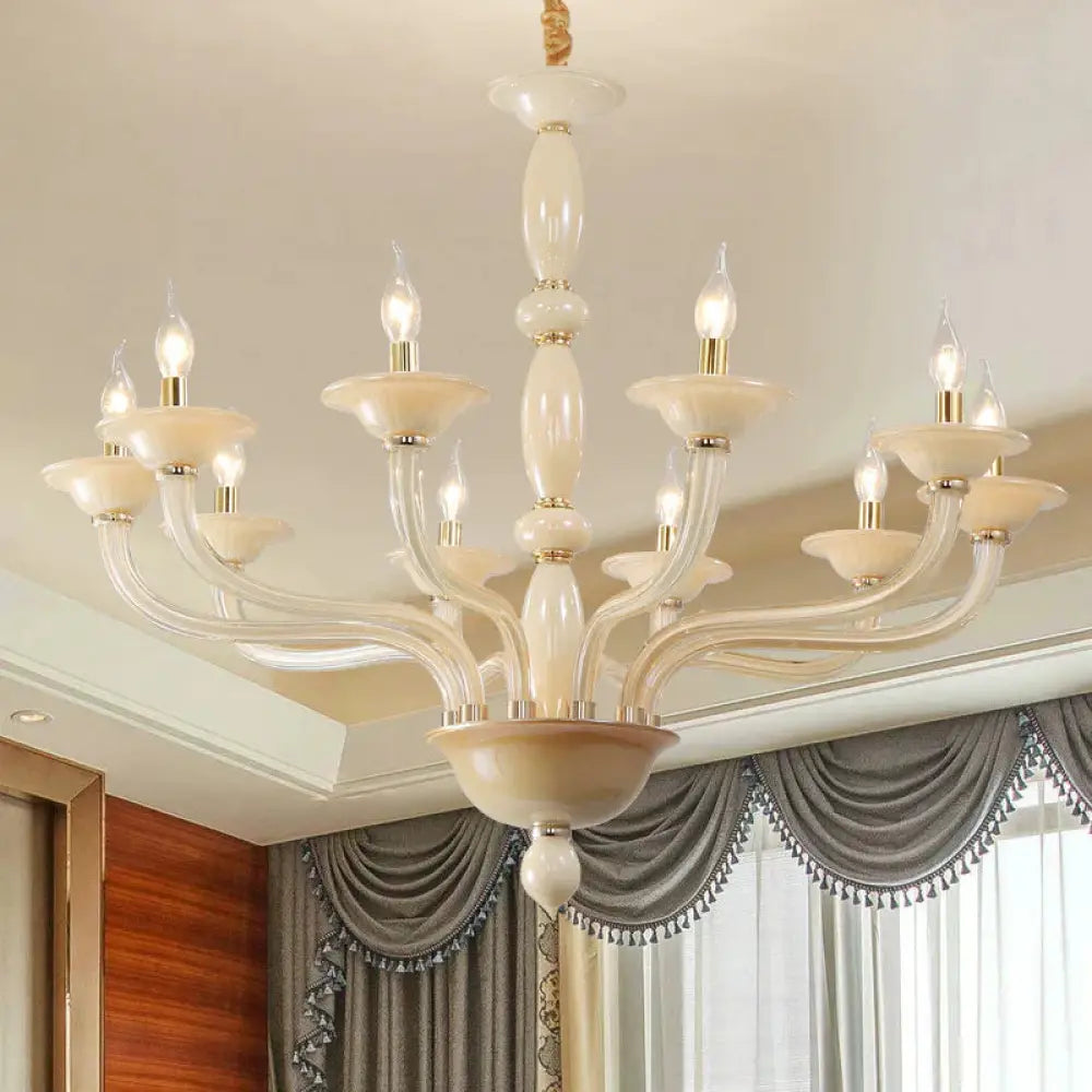 Metal Starburst Chandelier Lighting Vintage 6/10/11 Bulbs Living Room Suspension Pendant Light In