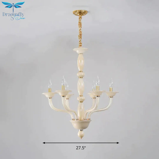 Metal Starburst Chandelier Lighting Vintage 6/10/11 Bulbs Living Room Suspension Pendant Light In