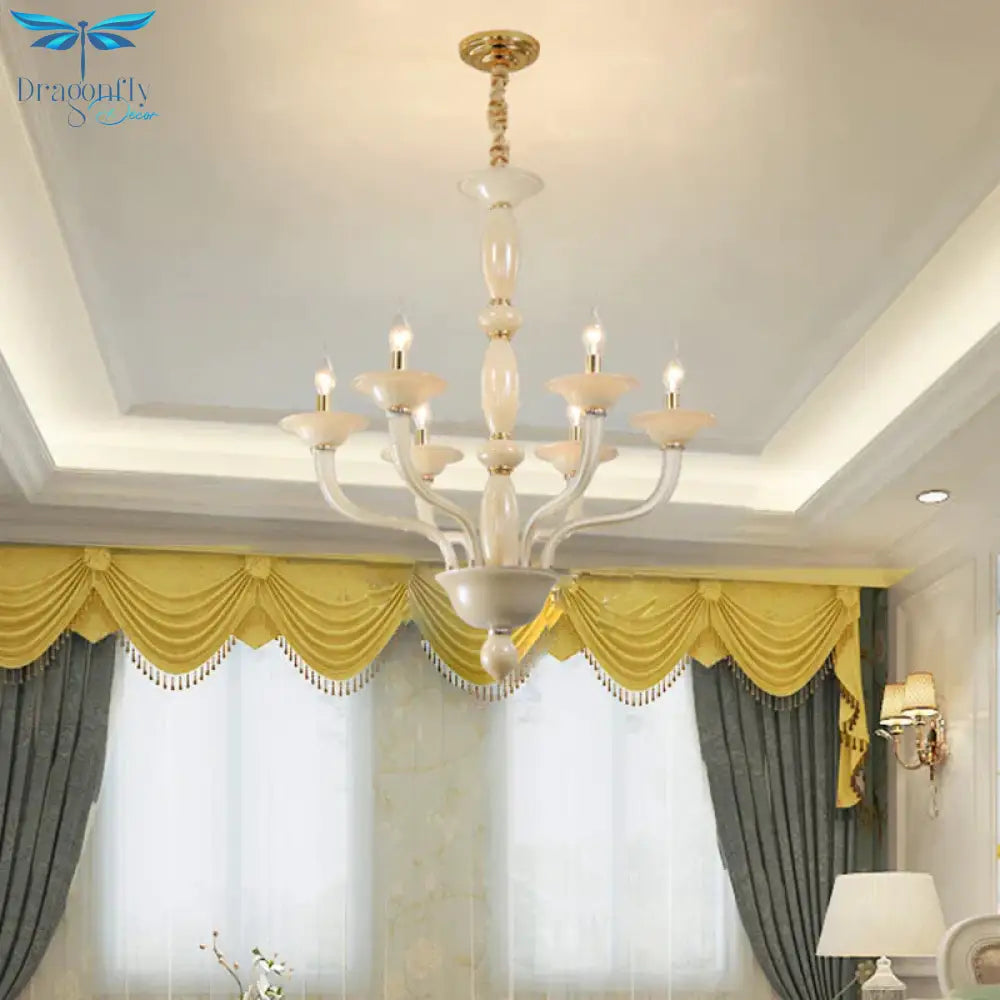Metal Starburst Chandelier Lighting Vintage 6/10/11 Bulbs Living Room Suspension Pendant Light In