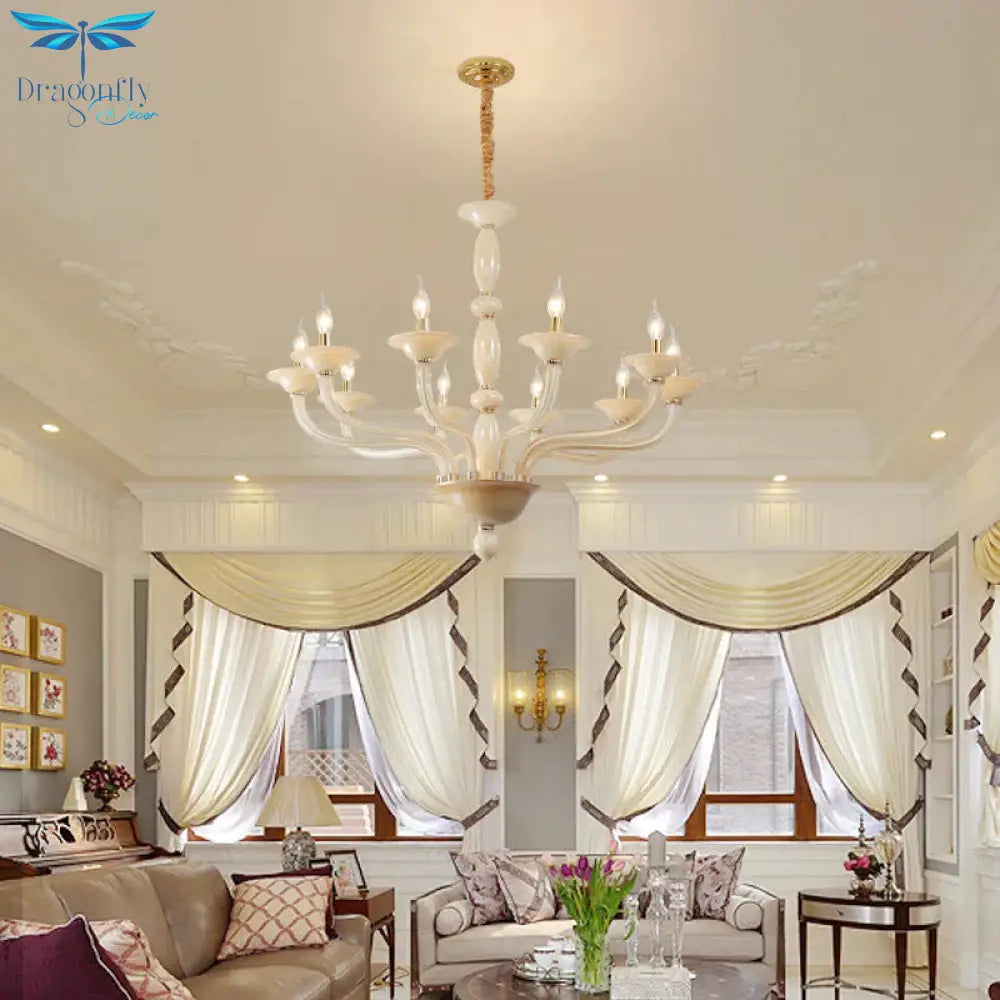 Metal Starburst Chandelier Lighting Vintage 6/10/11 Bulbs Living Room Suspension Pendant Light In