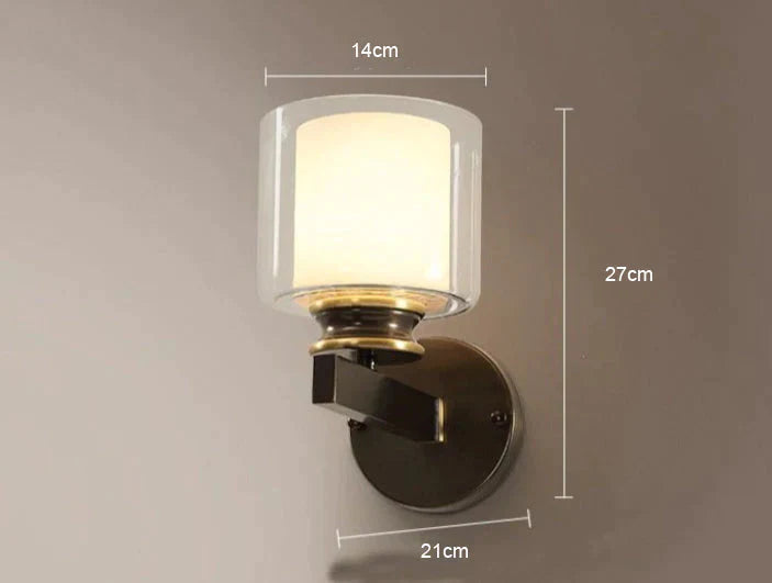 Modern Bedroom Lamp Single Mirror Copper Wall Lamps