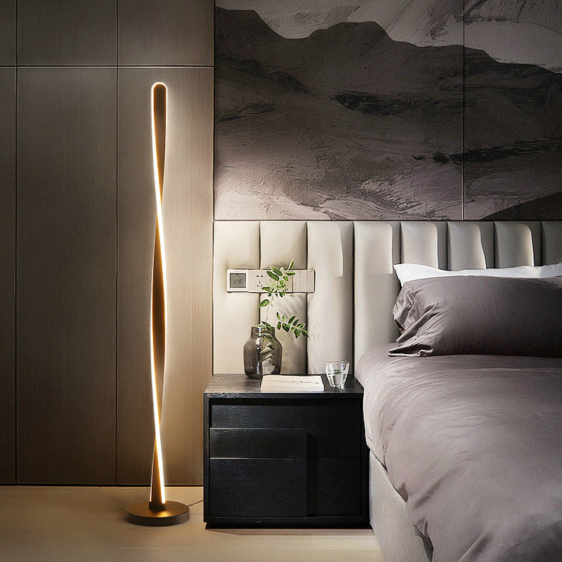Modern Free Standing Lamps For Living Room Aluminum Floor Lamp Study Beside Stand Home Deco Led