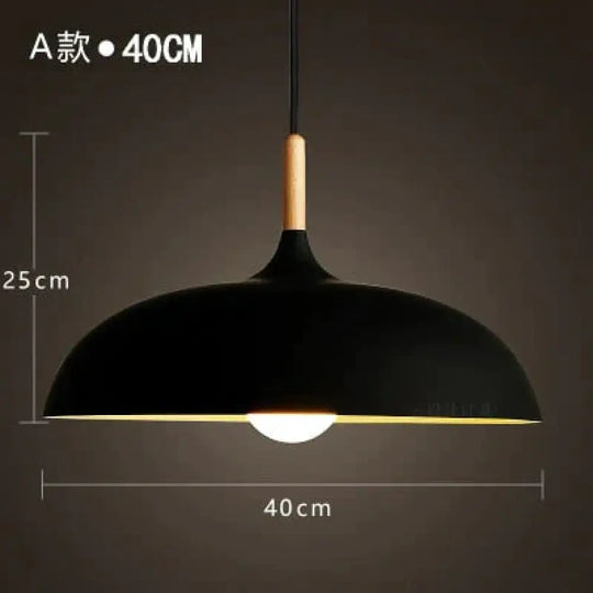 Modern Hanging Ceiling Lamps Wood Aluminium E27 Pendant Lights Dining Room Table Bedside Kitchen