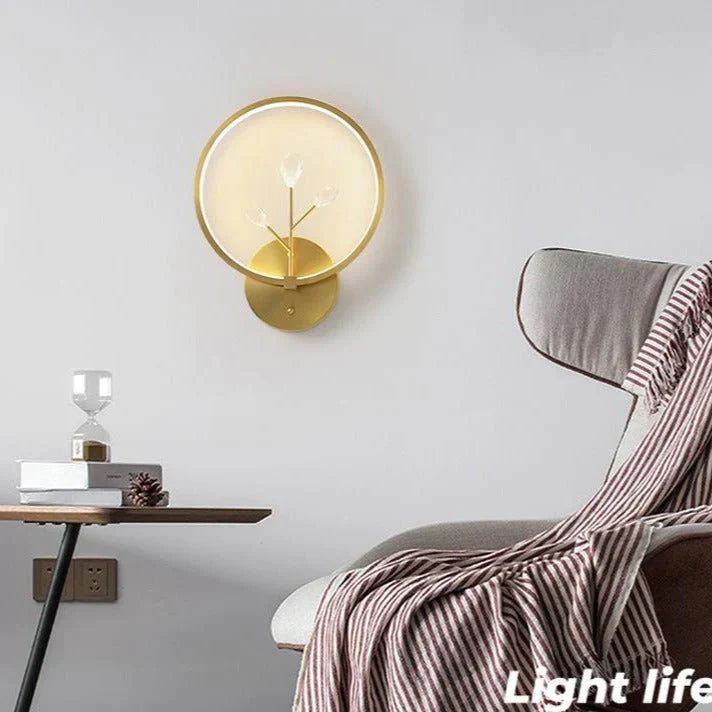 Modern Minimalist Bedroom Headlights With All - Copper Wall Lamps Copper