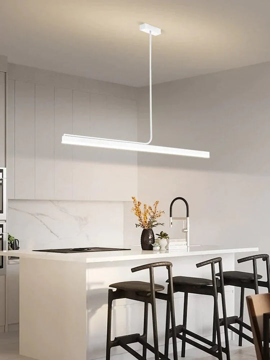Modern Minimalist Long Bar Creative Pendant Light For Dining Room Kitchen Pendant