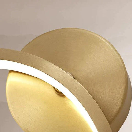 Modern New Simple Living Room Copper Wall Lamp Lamps