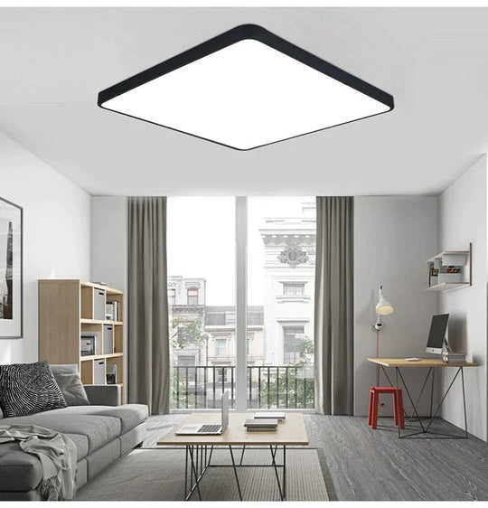 Nathaly - Ultra - Thin Square Led Surface Mount Ceiling Lamp