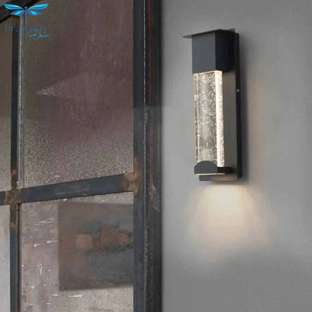 New Led Wall Lighting Pir Motion Sensor Crystal Outdoor Ip65 Waterproof Street Lamp For Balcony