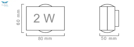 New Wall Lamp Led Aluminum Outdoor Indoor Ip65 Up Down White Black Modern For Home Stairs Bedroom