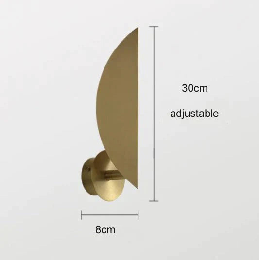 Nordic Bedroom Adjustable Copper Wall Lamp G9 / Without Light Source Lamps
