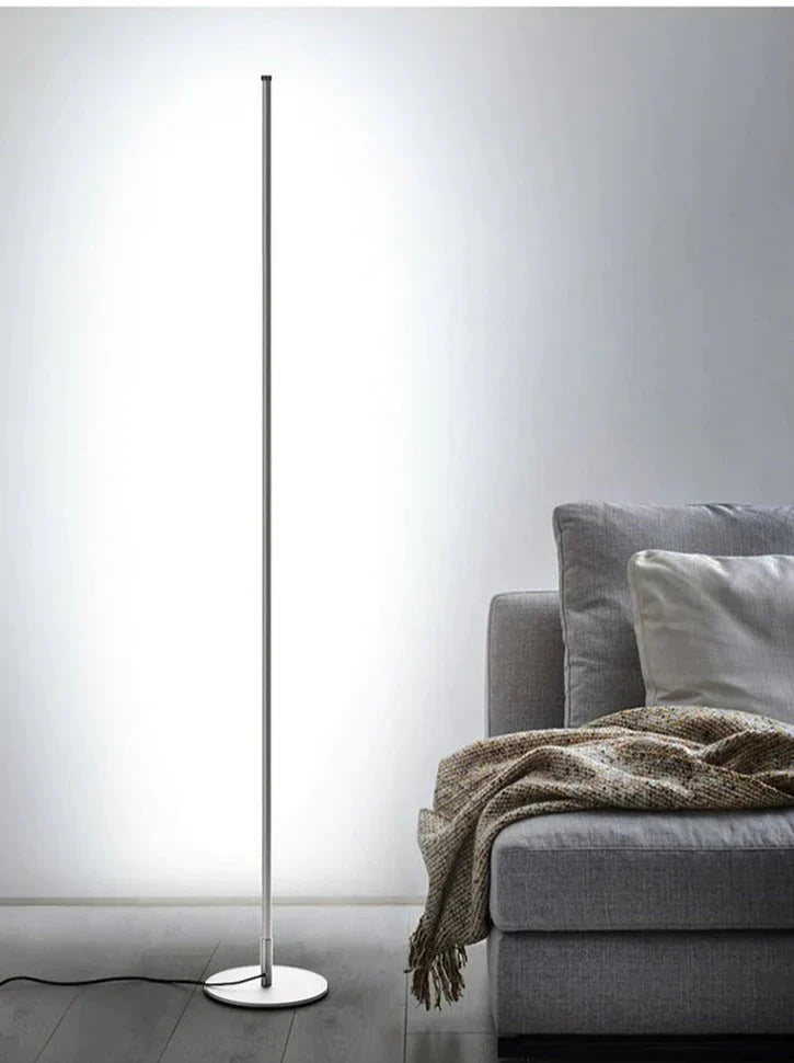 Nordic Minimalist Led Floor Lamps Creative Stand For Living Room Led Black Metal Luminaria Standing