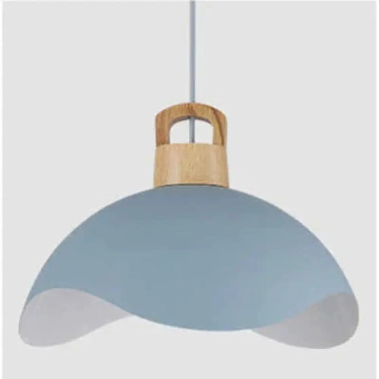 Nordic Modern Wood Aluminum E27 Pendant Lights Dining Room Bedroom Bedside Kitchen Living Billiard