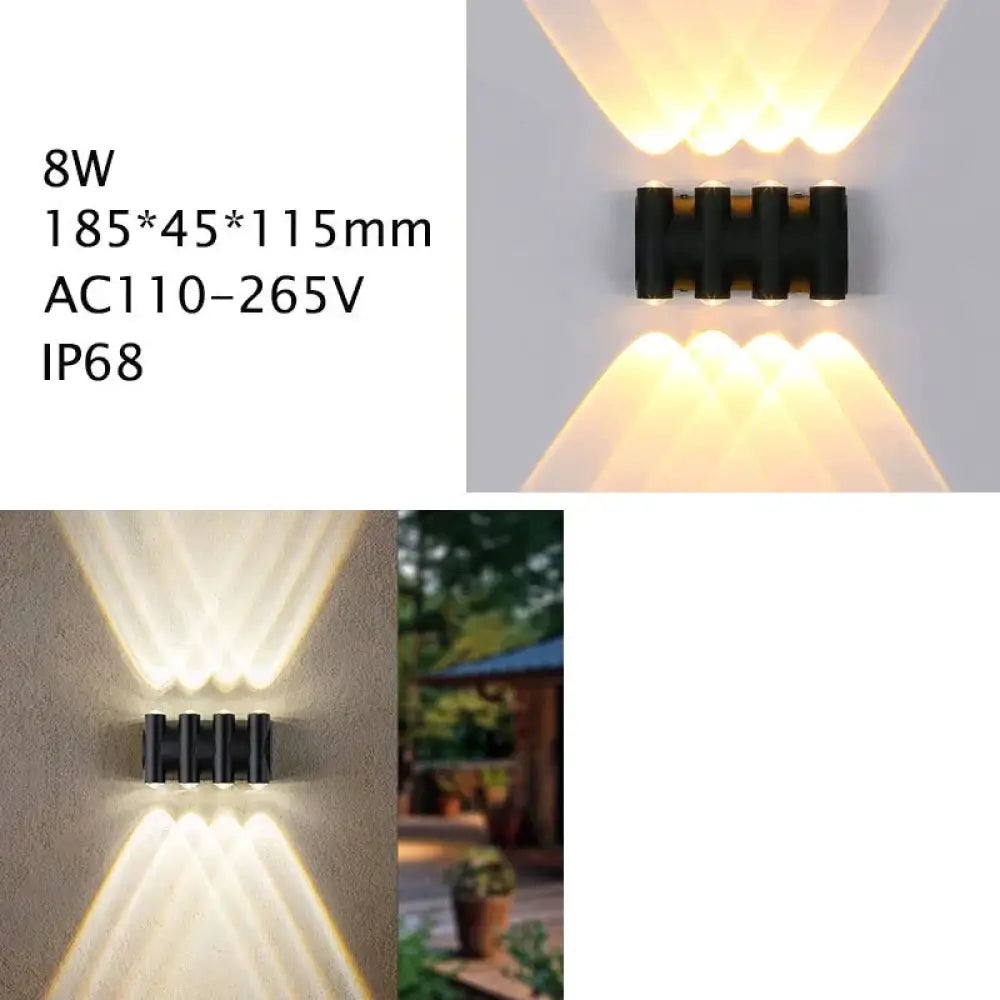 Outdoor Lighting Led Garden Light Alumunim Wall Lamp Villa Porch Street Sconce Lightings 110V -