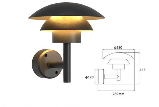 Outdoor Wall Mounted Light For Home Lighting Ip65 Waterproof Mordern Lamp Led Garden Fixture 110V -