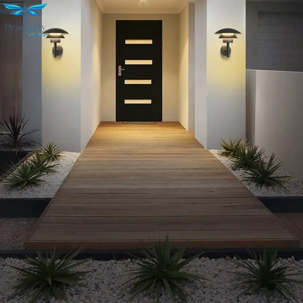 Outdoor Wall Mounted Light For Home Lighting Ip65 Waterproof Mordern Lamp Led Garden Fixture 110V -
