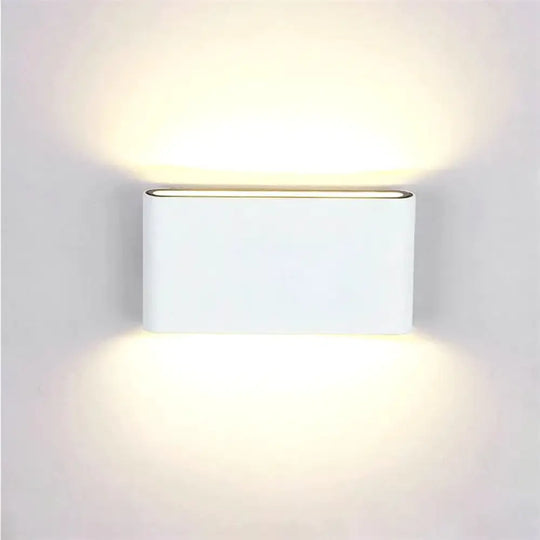 Outdoor Waterproof Ip65 Wall Lamp 6W/12W Led Light Modern Indoor/Outdoor Decor Up Down Dual - Head