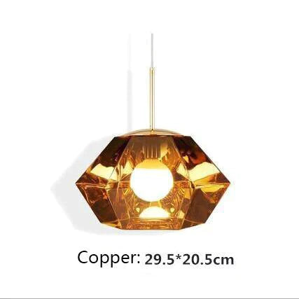 Nordic Colorful Lava Shaped Lamps E27 Led Glass Pendant Lights For Dining Room Living Bedroom Aisle