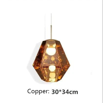 Nordic Colorful Lava Shaped Lamps E27 Led Glass Pendant Lights For Dining Room Living Bedroom Aisle