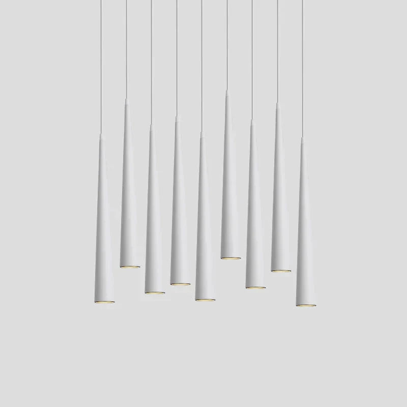 Dimmable Cob Cone Led Modern Pendant Light Aluminum&amp;Metal Home7W /12W Hang Lamp Dining/Living Room