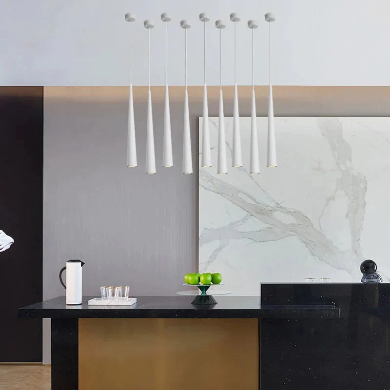 Dimmable Cob Cone Led Modern Pendant Light Aluminum&amp;Metal Home7W /12W Hang Lamp Dining/Living Room