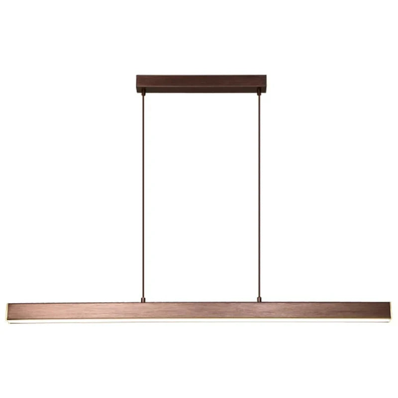 Modern Led Dining Room Chandelier Lighting Nordic Restaurant Long Hanging Lights Office Fixtures