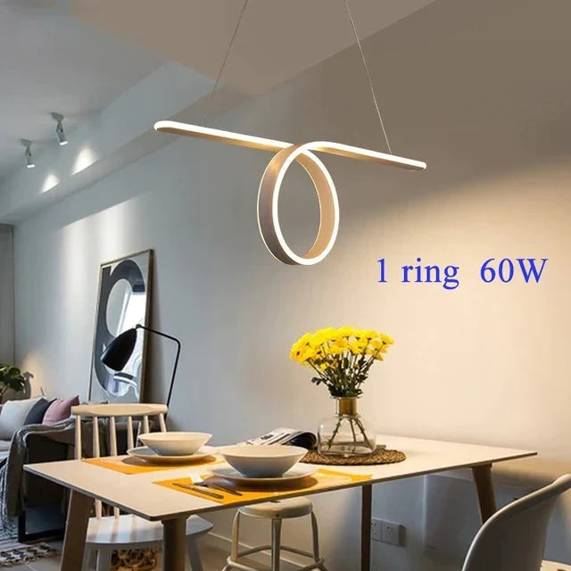 Dimming Led Pendant Lights Lamps For Dinning Kitchen Room Cord Hanging Suspension Luminaire Lamp