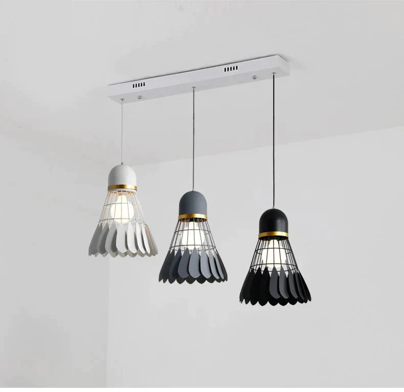 Badminton Chandelier Minimalist Modern Scandinavian Restaurant Lamp Dining Room Creative