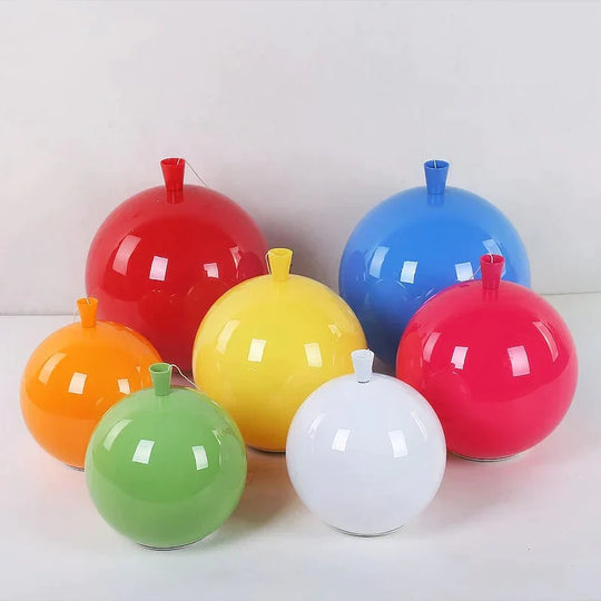 Dia 25Cm 6 Colors Balloon Acrylic Pendant Light Fixture Home Deco Bedroom Children Room E27 Energy