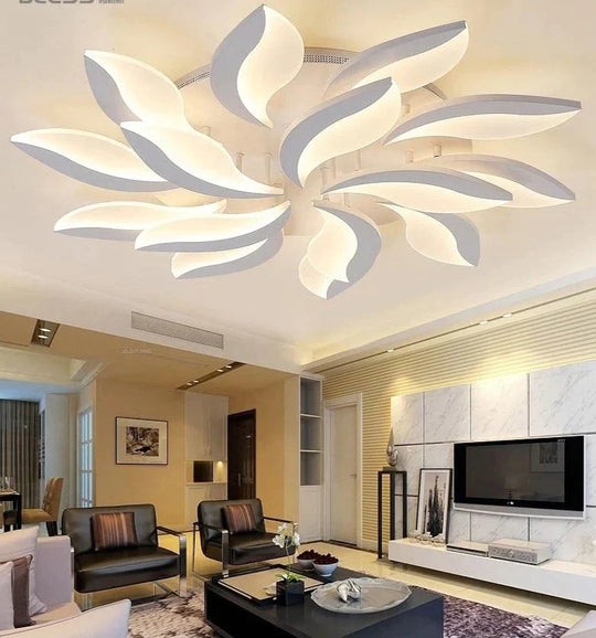 New Design Acrylic Modern Led Ceiling Lights For Living Study Room Bedroom Lampe Plafond Avize