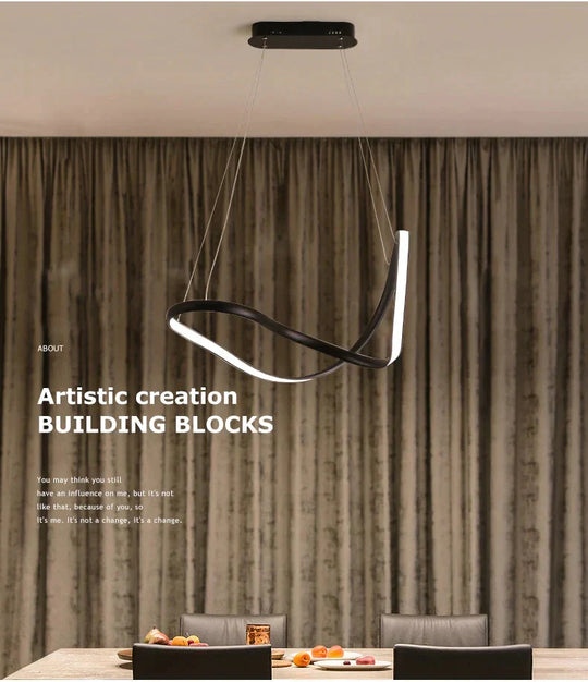 Creative Modern Led Pendant Light For Living Room Bedroom Dining Hanging Lamp Home Lustres