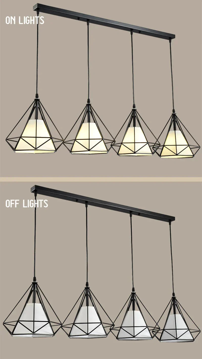 Nordic Home Decoration Modern Pendant Ceiling Lamps Loft Scandinavian Style Light For Kitchen
