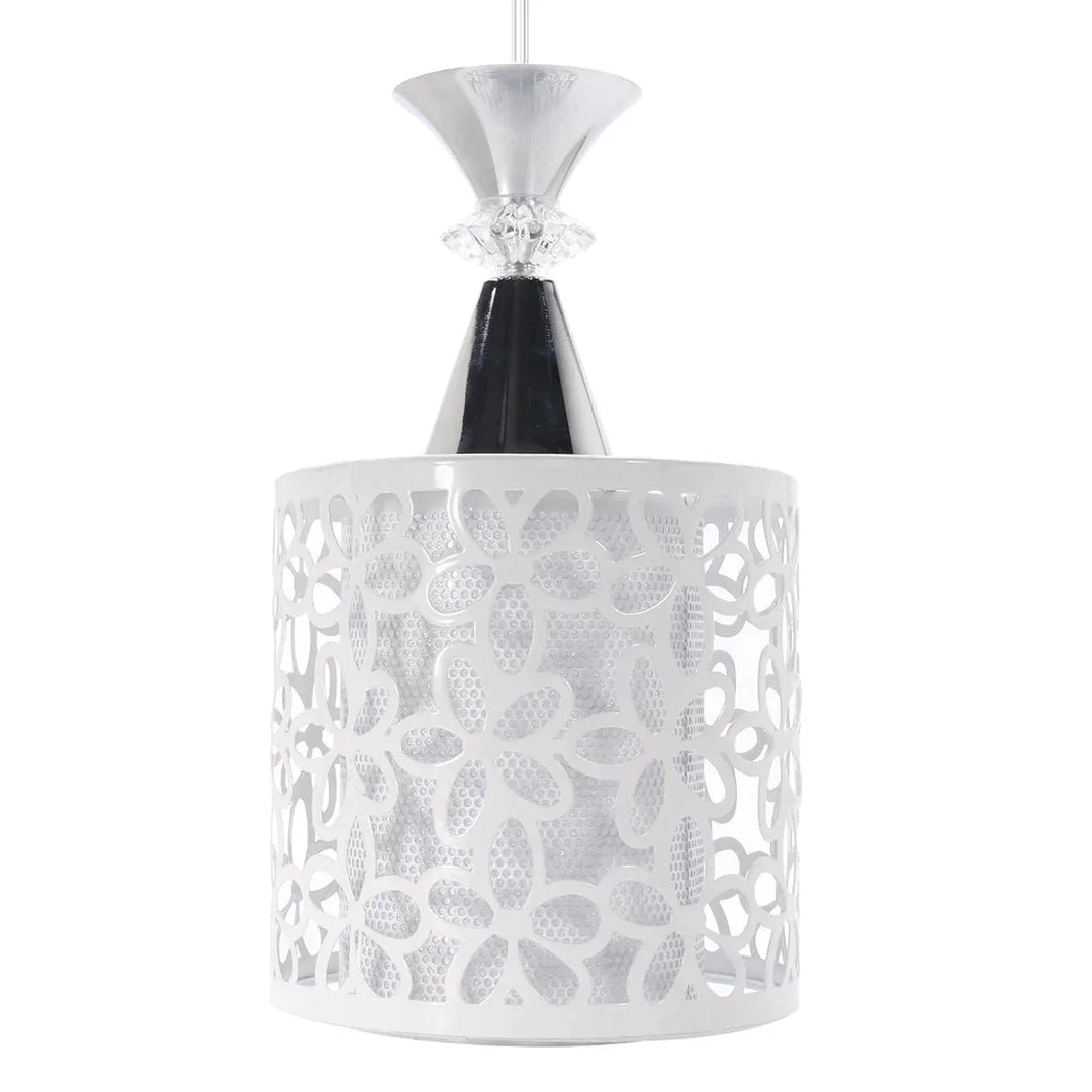 Modern Crystal Iron Led Ceiling Light Fixtures Chandelier Pendant Lamp For Dining Room Kitchen