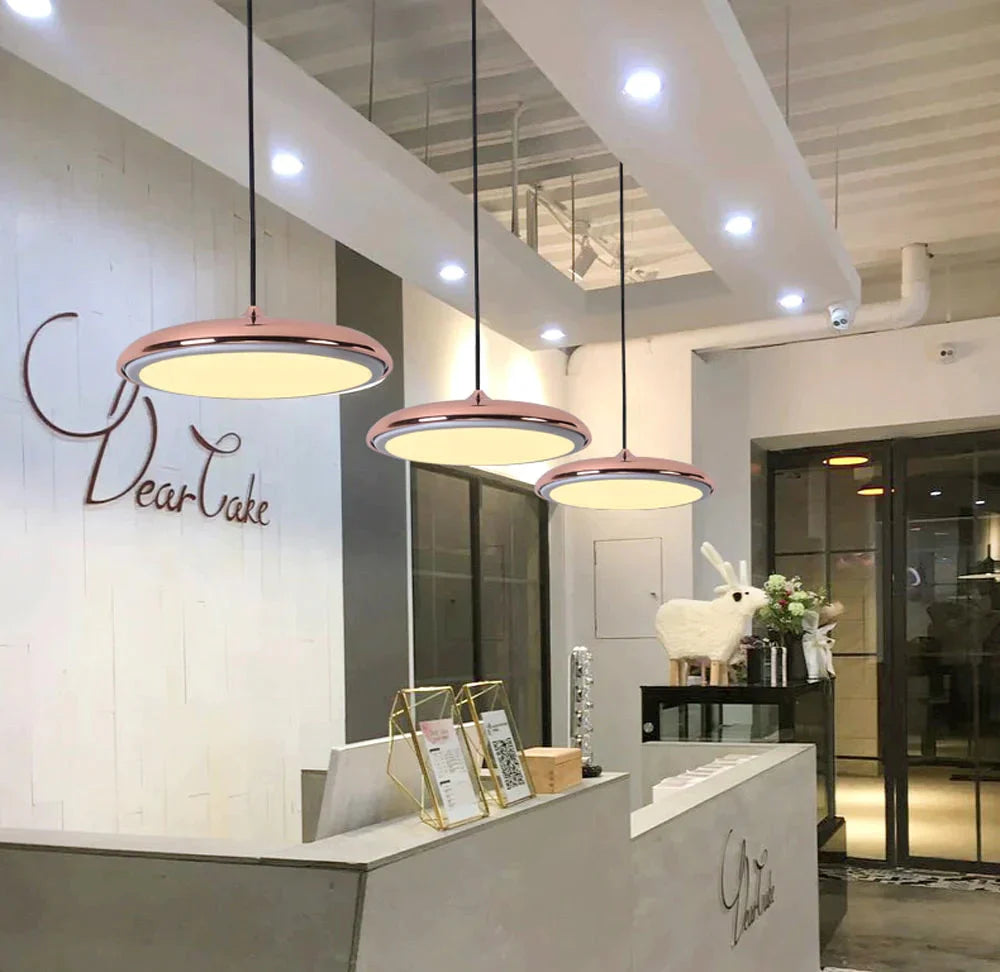 Nordic Post - Modern Led Pendant Lights Restaurant Living Room Bar Kitchen Handing Lamps Industrial