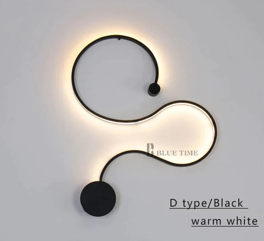 Simple Modern Led Ceiling Light Black&amp;White Body Lustres Led Lamp Living Room Bedroom Beside Room
